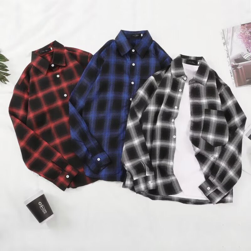 Large Size Heavy-Duty Japanese Retro Workwear Long-Sleeve Denim Shirt for Men, Loose Fit, Oversized Washed Shirt Jacket