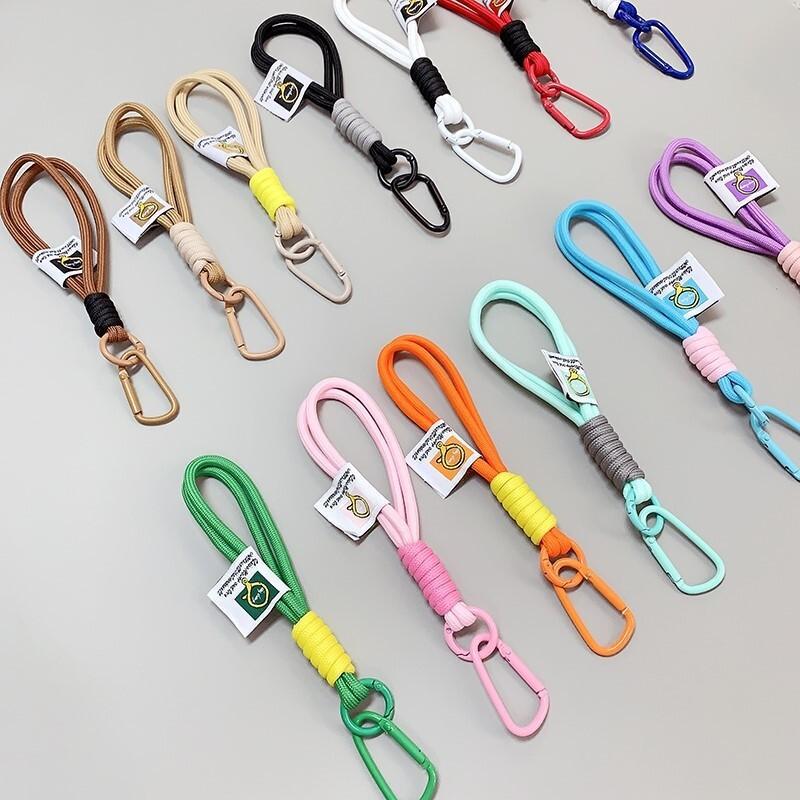 Llavero y Colgante para Bolso de Poliéster Tejido Decorativo para Teléfono y Bolso