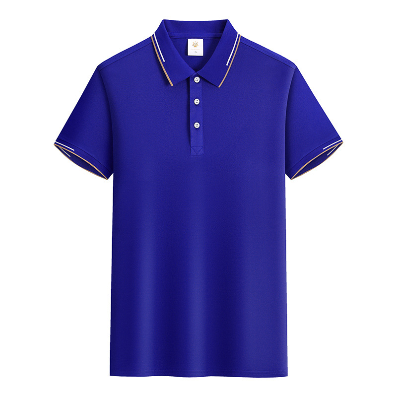 Hielo fresco transpirable poliéster algodón amoníaco manga corta exhibición camiseta publicitaria con solapa ropa de trabajo polo camiseta de trabajo personalizada