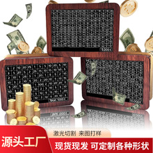跨境爆款Money Box With Counter 复古创意可重复使用木质存钱罐