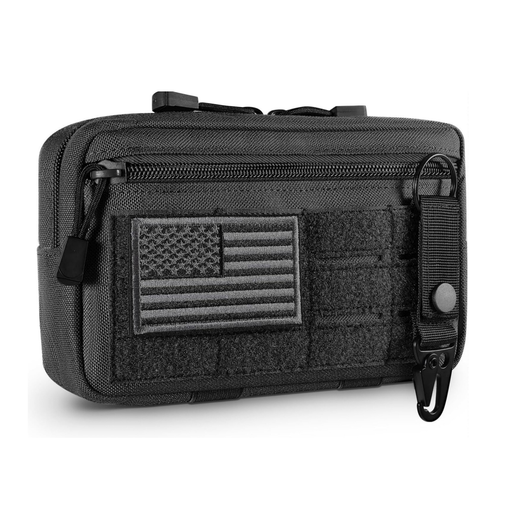 버클과 벨크로가 없는 검정색