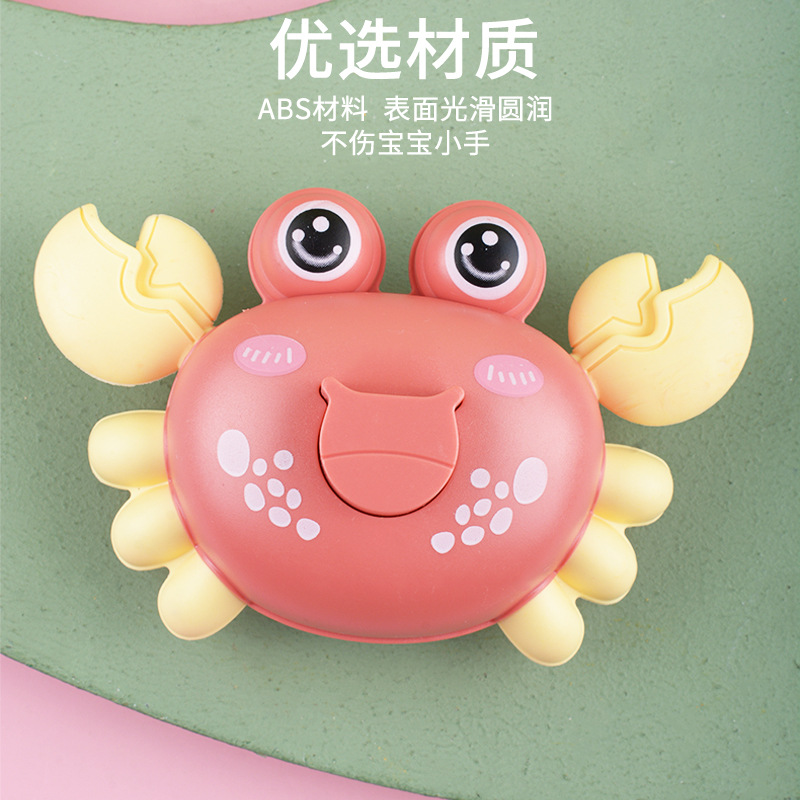 Prensa divertido cangrejo coche de juguete para niños Tire hacia atrás deslizamiento inercia dibujos animados animal juguete coche puesto al por mayor