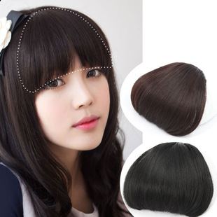 Bangs Wig for Women, One-Length Hairpiece, Face-Shaping Fake Bangs Wig