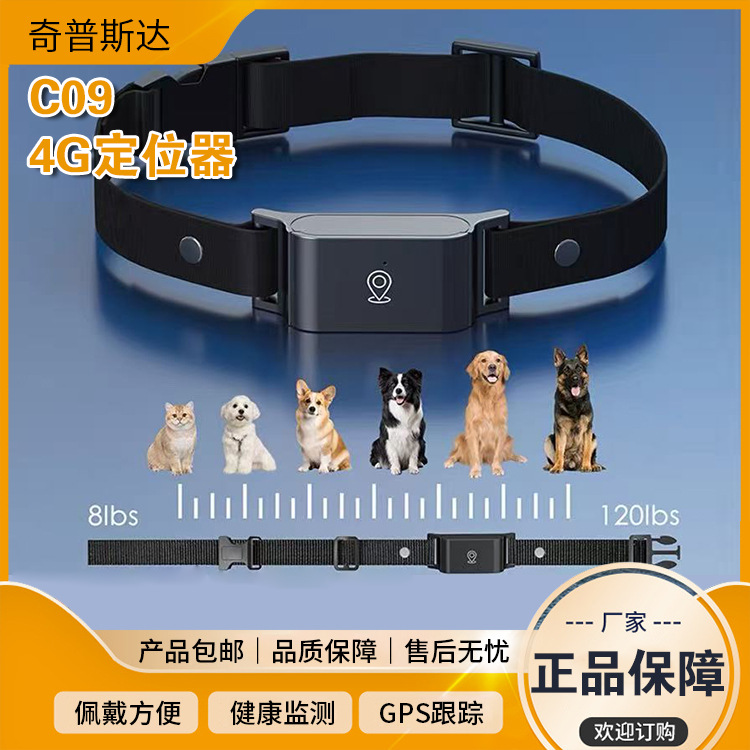 4G localizador fabricante de collar de perro GPSLBS rastreo de localización de perro rastreo de collar de gato C094G P65