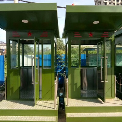 Shenyang Manufactor Produce Sentry box Bulletproof outdoors Steel Duty Office Sentry box Windbreak protect Pavilion Rainproof
