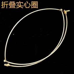 ✅ Solid Stainless Steel Fishing Net Ring, Foldableable Fishing Net Ring, Fishing Gear That Does Not Fade