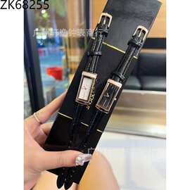 小金表女批发Y圣S罗女表杨树林L兰蓝宝石鳄鱼皮石英中古系列腕表