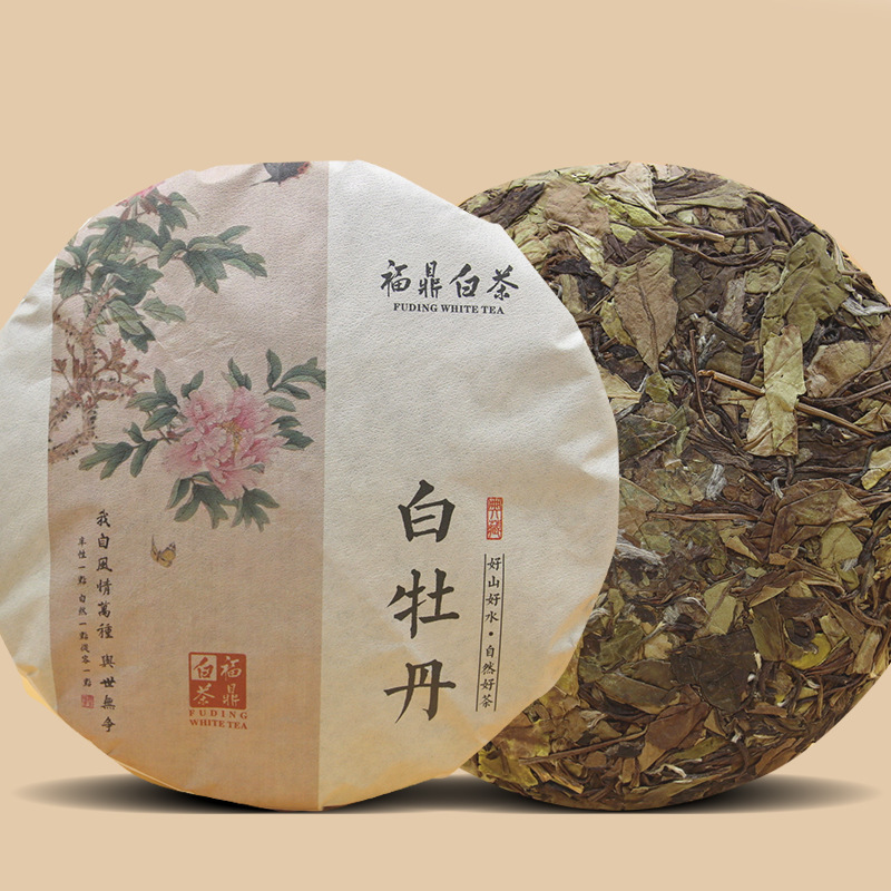 Shifuyuan Fuding White Tea White Peony Tea Cake 300g Floral Tea New Tea 2019 Fujian Tea