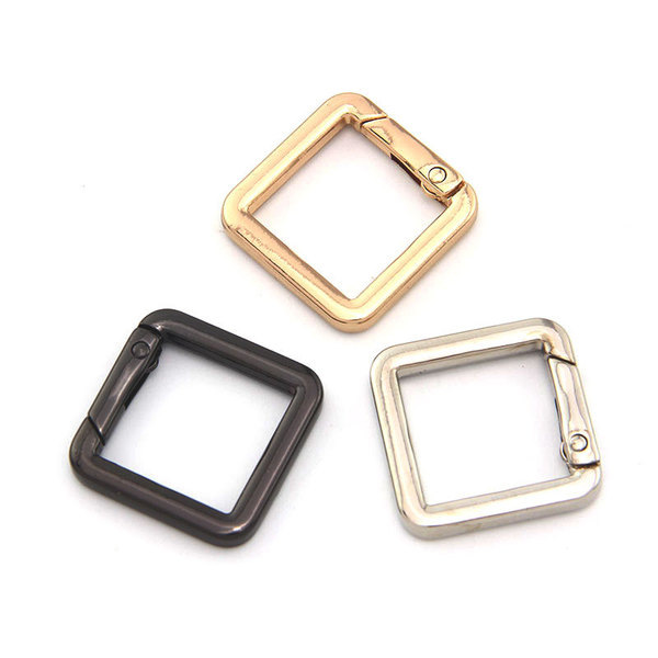 Square spring ring square buckle opening hanging buckle zinc alloy…