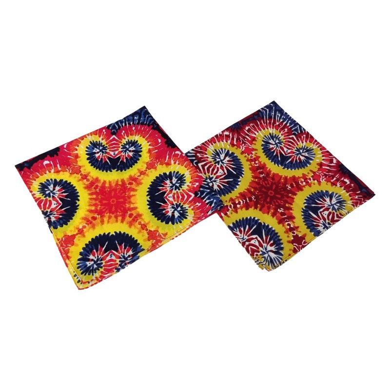 Cotton 54X54Cm Cashew Flower Beautiful Flags Square Scarf Outdoor Cycling Sports American Flag Headscarf Factory Direct Sale
