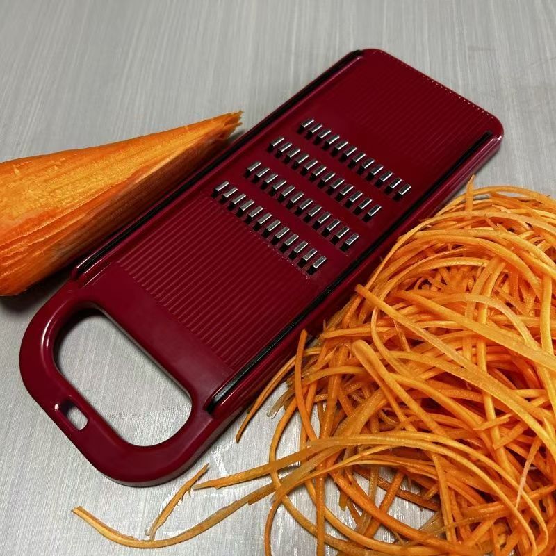 Streifenschneider [Marke SPOUNR] Dinsheng Kartoffelschneider Edelstahl Gurkenschneider Karottenschneider Multi-Funktions-Reibe
