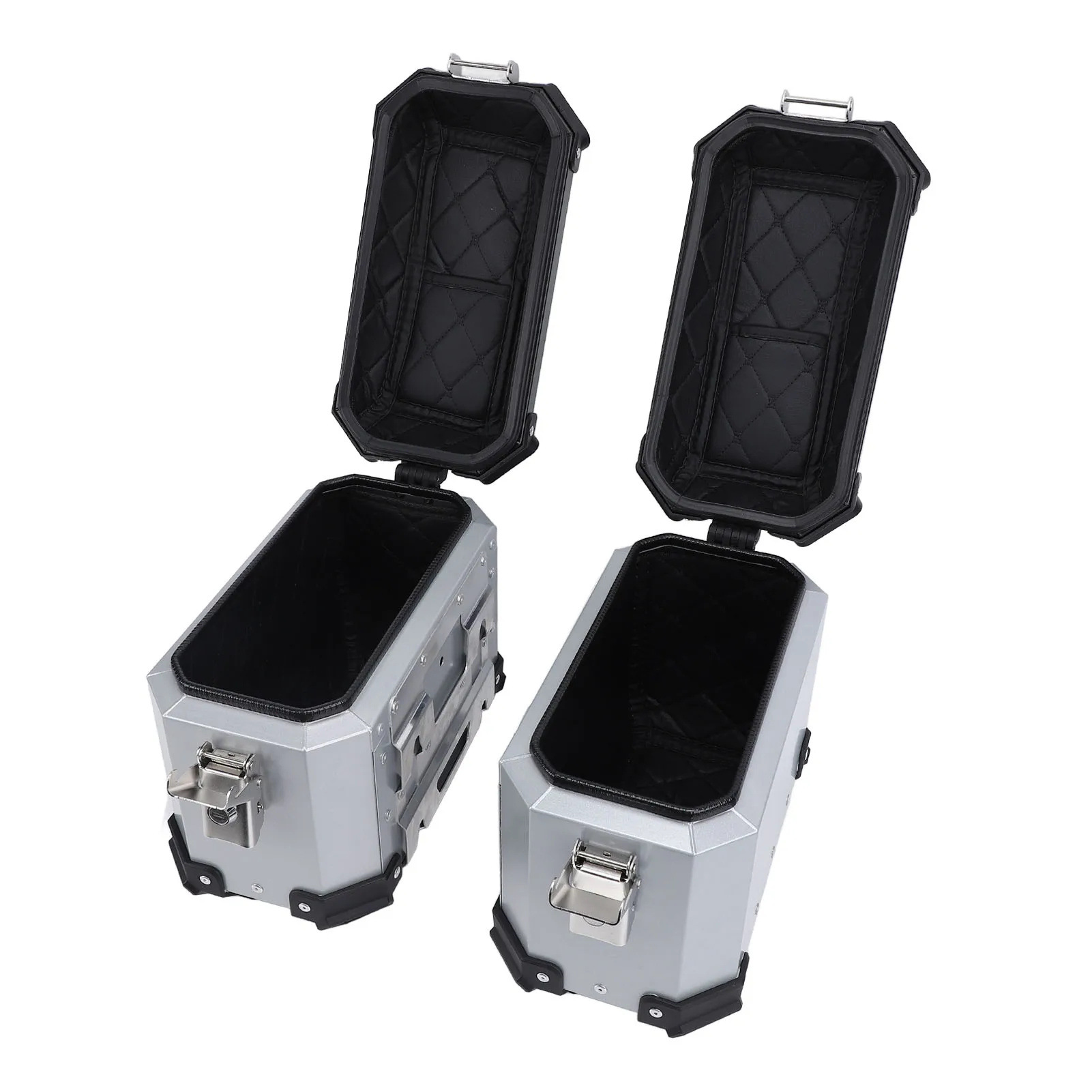 18L Side Box Motorcycle Universal Aluminum Alloy Side Box Waterproof and Anti-Collision Side Box Travel Motorcycle Large Capacity Quick-Release Box