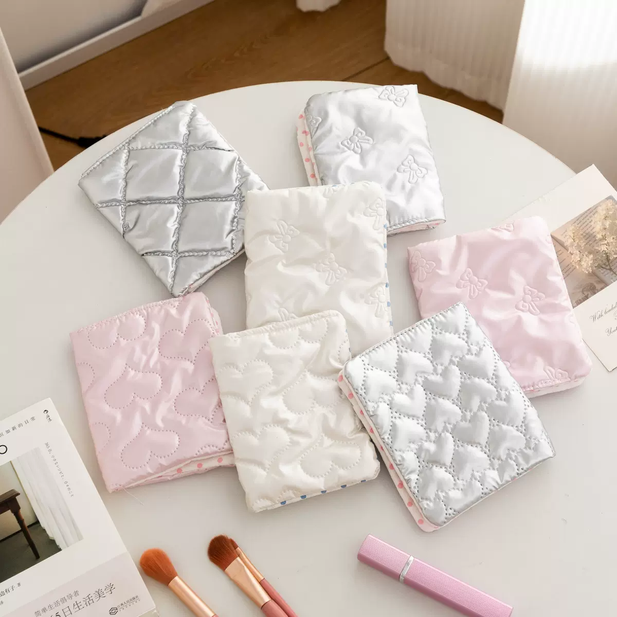 跨境新款蝴蝶结护照夹旅行便携卡套零钱包多功能旅游证件包收纳包