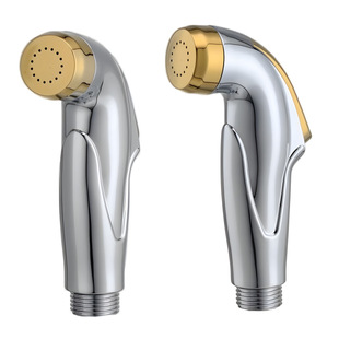 Wholesale new material ABS electroplating toilet spray gun Women's washer toilet toilet booster nozzle flusher set