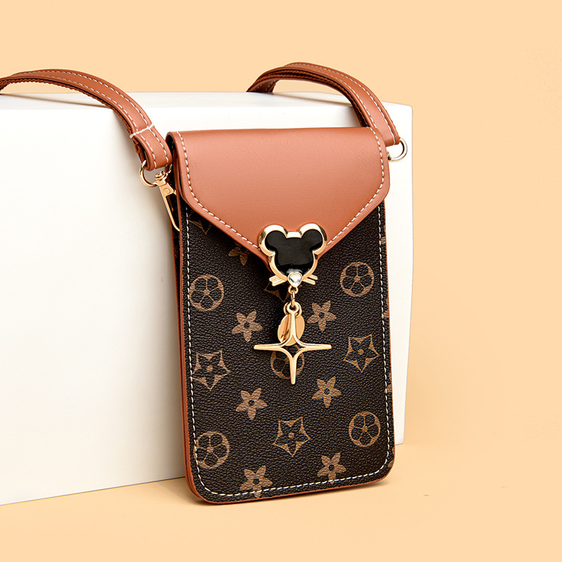 Women's Bag Transparent Touch Screen Mobile Phone Bag 2025 New Fashion Versatile Shoulder Crossbody Bag Women's Summer Mobile Phone Bag