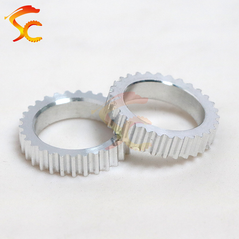 工厂现货 铝合金同步带轮 2GT30齿 内孔13.5 齿面4 无挡边精加工