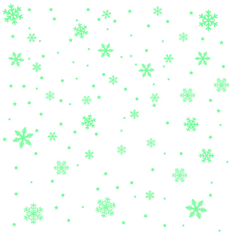 クリスマス夜光雪花クリスマス装飾品雪花シール国境を越えたアマゾンの起爆静電気蛍光雪花シール|undefined