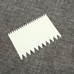 Plastic scraper hard scraper trapezoidal triangular rectangular half-round face dot cake cream scraper DIY baking tools