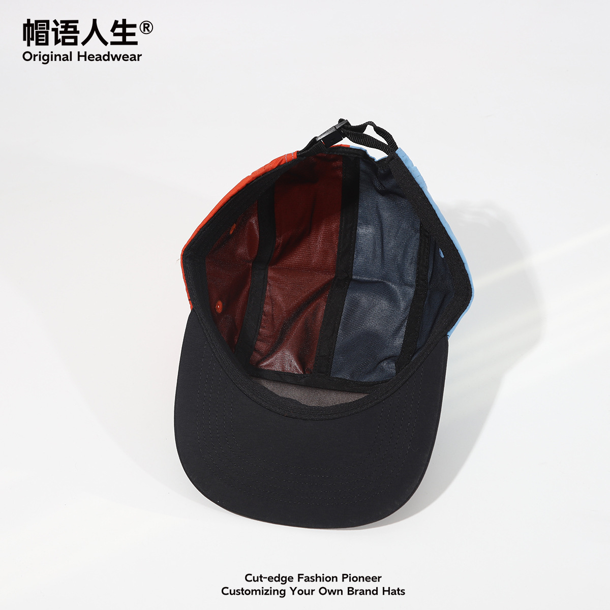 Sombreros personalizados en stock logotipo de color plano sombrero de camping rápido seco calles de comercio exterior sombrero de béisbol de moda al aire libre image 5