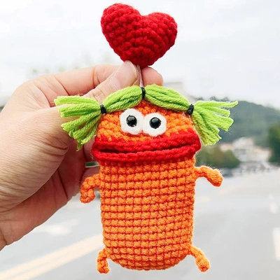 key case cute cartoon wool, Car key bag - carrot-western-cuisine-general-99-carfinished-product