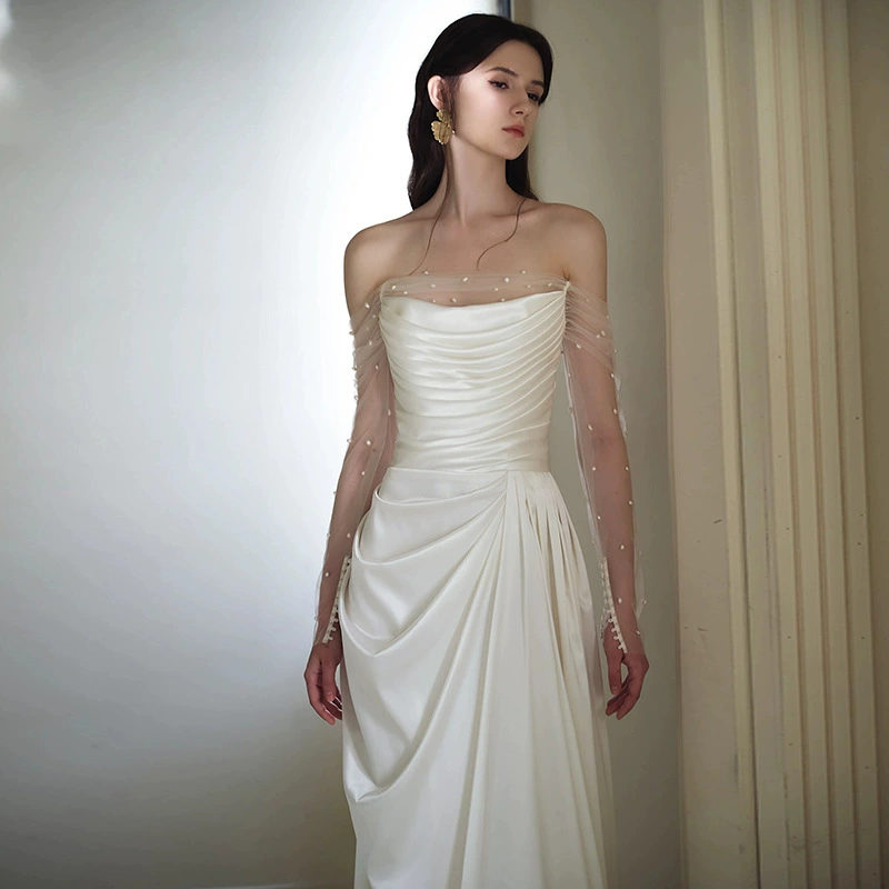 Французская легкая свадебная невеста высокого уровня чувства