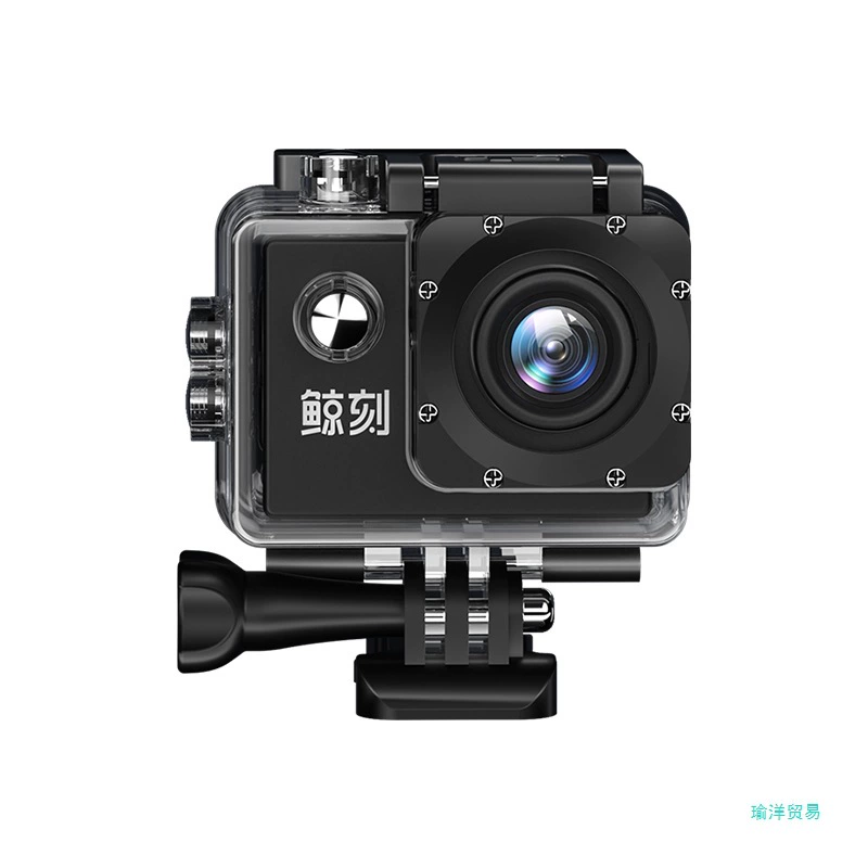 Waterproof camera for snorkeling, digital videocamera for cycling, helmet, recorder