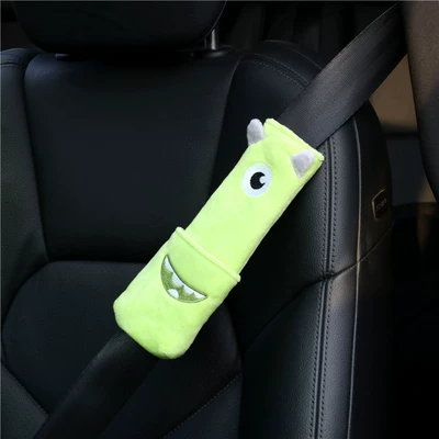 Children's Female Seat Belt Cover — Seat belt shoulder pad - one-eyed-monster-227cm