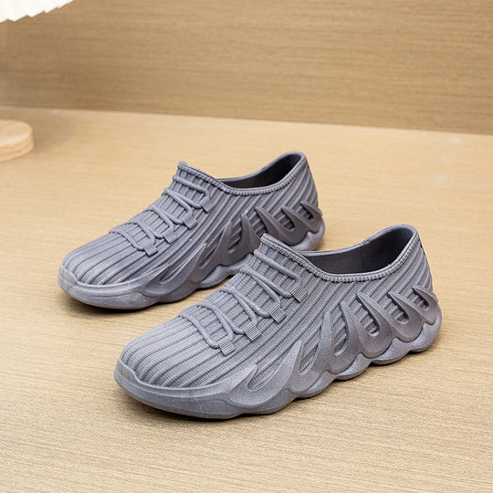 New rain boots men's and women's waterproof shoes short tube fashion student rain boots four seasons non-slip kitchen work shoes wholesale trade