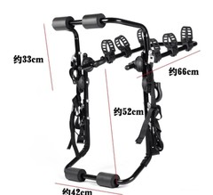 鴻森汽車後掛架背式停車架車尾懸掛架車載架行李架掛車架