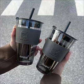 玻璃杯;玻璃罐;吸管杯