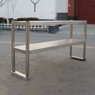 Thickened Stainless Steel Kitchen Stand Multi-Layer Rack Operating Table Refrigerator Milk Tea Tabletop Shelf Countertop Spice Bowl Rack