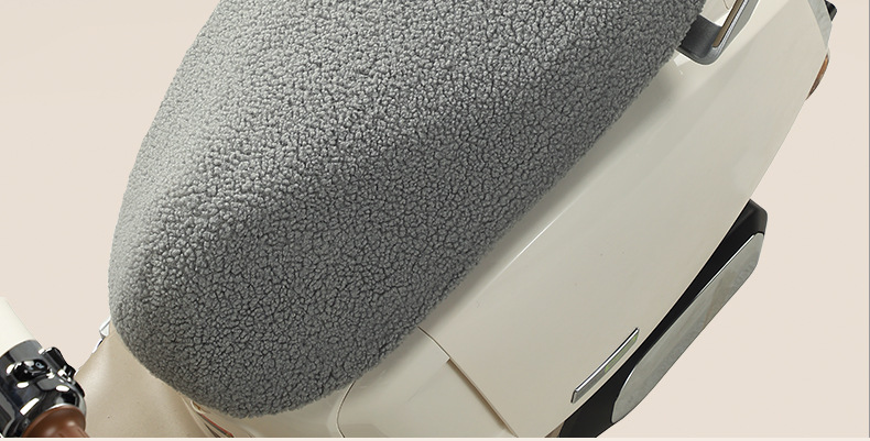 Suitable for Electric Vehicle Seat Cushion Cover, Thick Plush Autumn and Winter Warm and Comfortable Shock-Absorbing Cute High-Value Seat Cushion