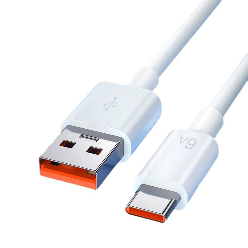 Huawei, xiaomi, honor, совместимый мобильный телефон, кабель зарядки, 6A, 100W