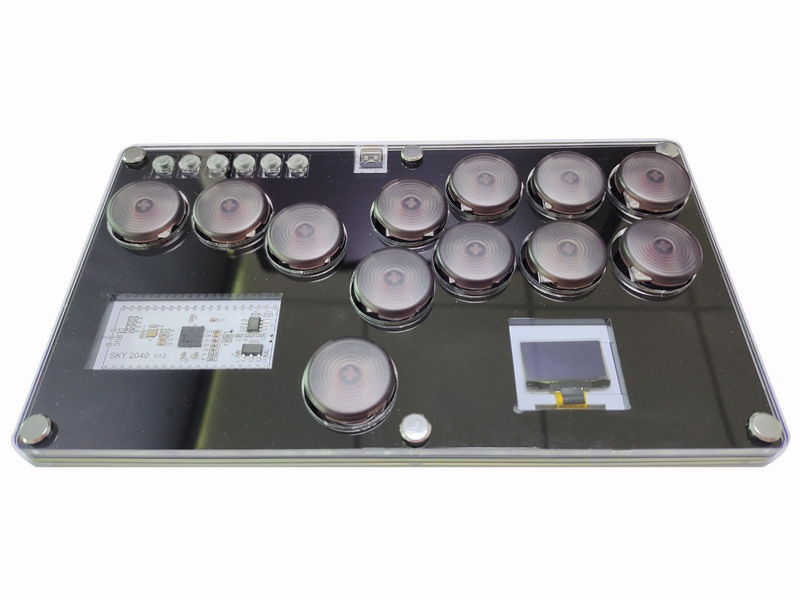 Botianyuan SKY2040 lucha teclado Steam Street Fighter 6Hitbox Raspberry Pi eje mecánico botón PS4 juego