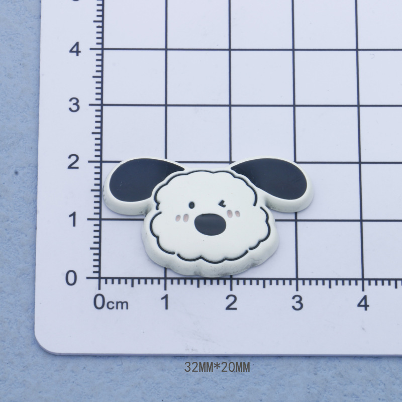 漫画かわいい犬 diy 金属滴下オイルヘッドバンドヘアピン携帯電話ケース合金ジュエリーアクセサリー靴の装飾パッチ|undefined