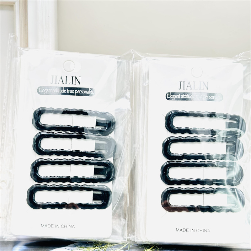 Nueva nube simple horquilla hueca bb clip de cabeza trasera de las mujeres tocado flequillo lateral horquilla rota