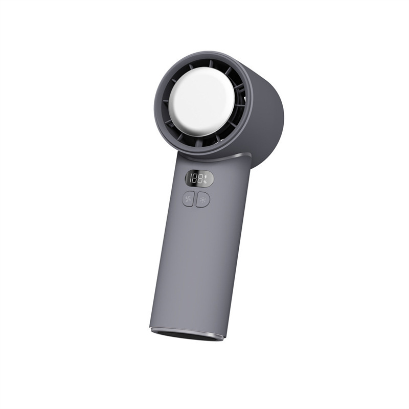 2025 新製品高速ハンドヘルドファンスマートデジタルディスプレイミニポータブル USB 充電屋外ハンドヘルド小型ファン|undefined