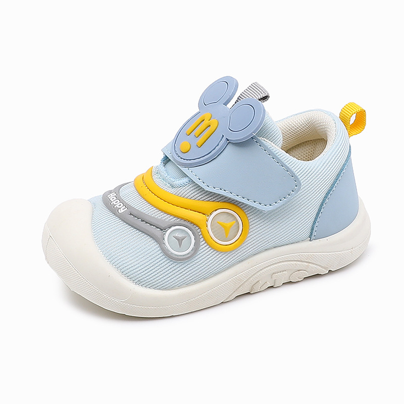 Zapatos infantiles para bebés varones 2024 primavera y verano nuevos zapatos de malla suave para bebés zapatos de malla transpirables zapatos infantiles