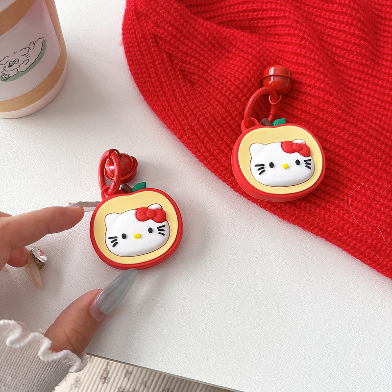 かわいい iPhone Apple トラッカー保護カバー Airtag 紛失防止デバイス収納ボックス漫画シリコンソフトケースに適しています|undefined