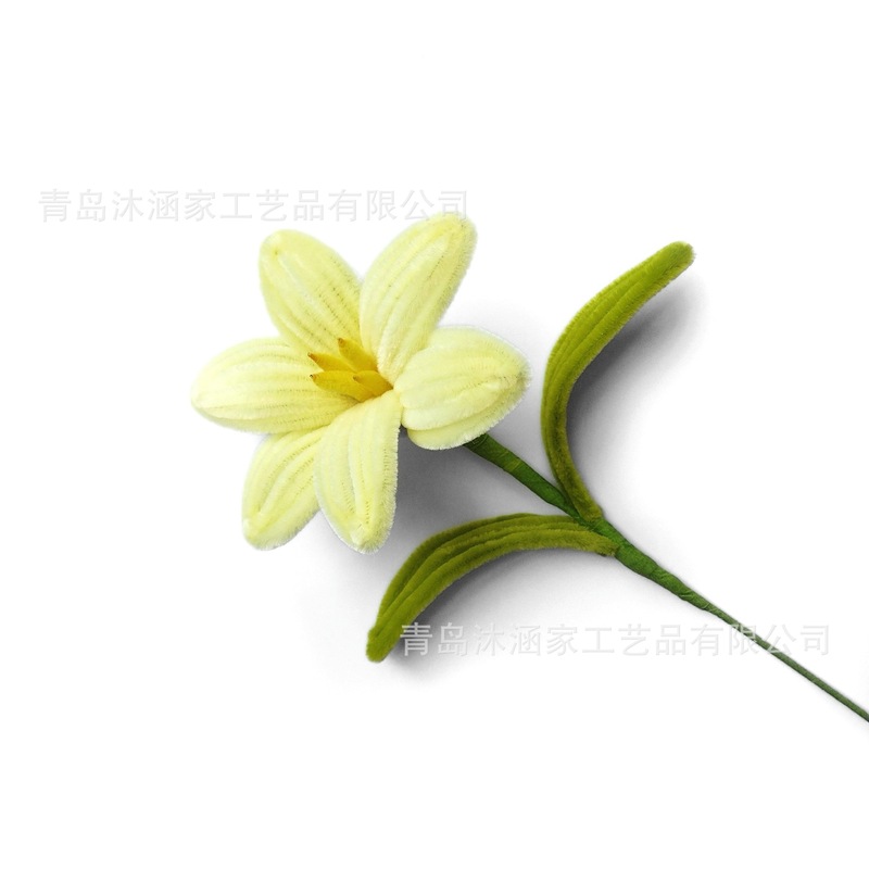 完成品ツイストスティックフラワー模擬花束ユリチューリップホリデーギフト教師用お土産撮影小道具|undefined