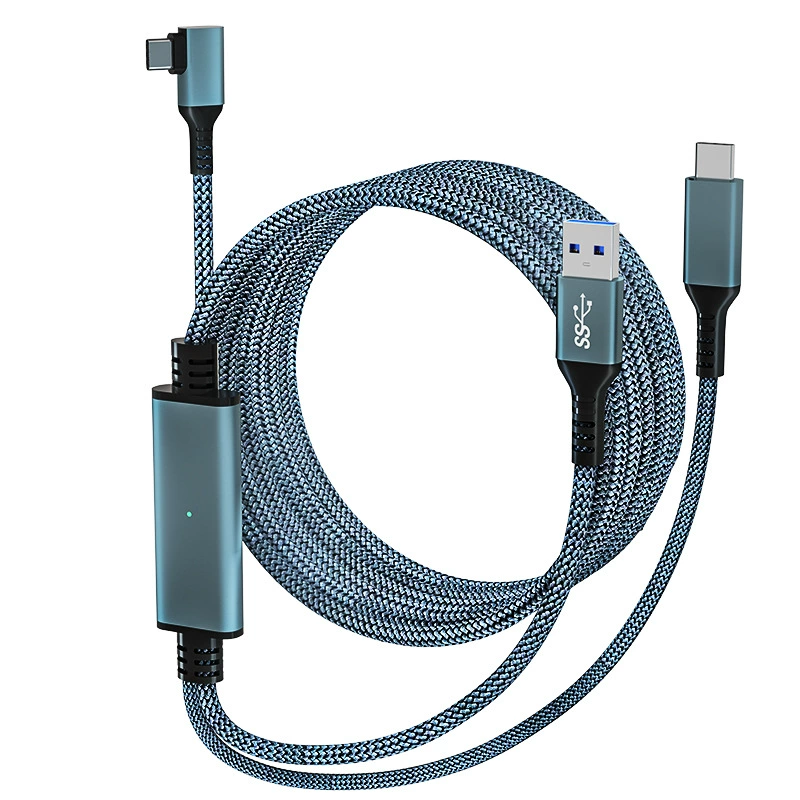 VR-кабель данных для Meta Quest3/2, Pico4 USB3.2 Type-C, кабель для трансляции данных и зарядки