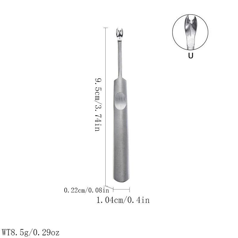 DIY cuero hecho a mano tallado forma herramienta aceite pluma sello cuchillo de corte punzonado