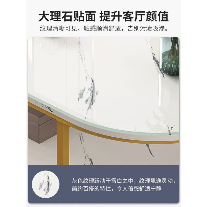 Mesa de té sala de estar mesa de té doméstica alquiler de casa sofá simple moderna y lujosa nueva pequeña mesa de casa pequeña