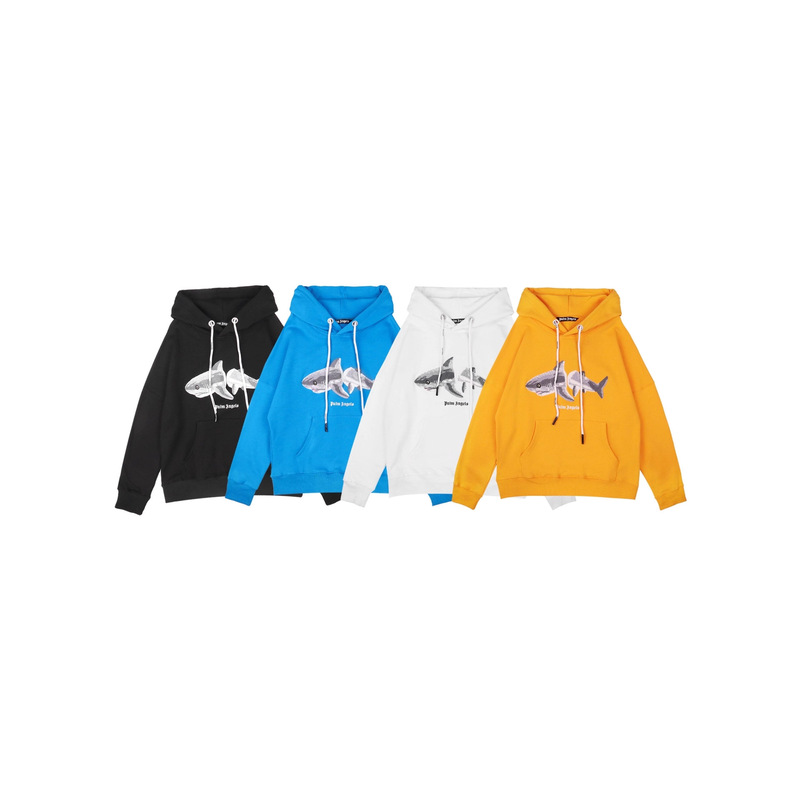 Cross-Border Trendy Brand Palm Angels In-Stock Real-Shot Letter Print Long-Sleeve Sweatshirt and Casual Sweatpants Couple Style