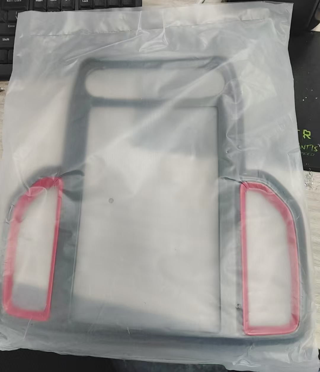 RANGER 화면 탐색 프레임(소형 화면 10inch )---밝은 검정색 + 빨간색