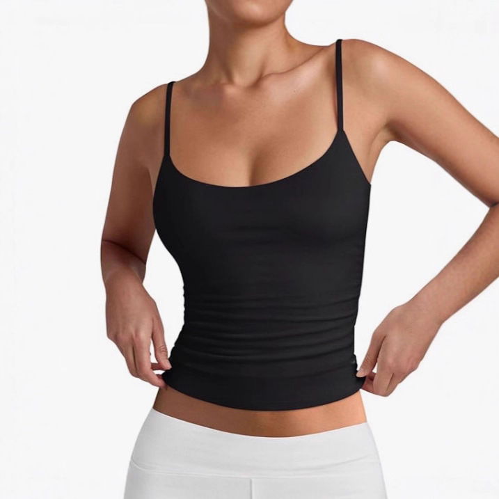 Cross-Border European and American Amazon Camisole for Women 2025 New Style Sexy Versatile Camisole Top with Adjustable Buckle Cross-Border European and American Amazon Camisole for Women 2025 New Style Sexy Versatile Camisole Top with Adjustable Buckle