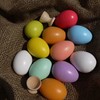Huevos de Pascua de Madera para Manualidades, Decoración del Hogar, Adornos, Juguetes de Simulación para Niños, Accesorios para Pintar Grafitis