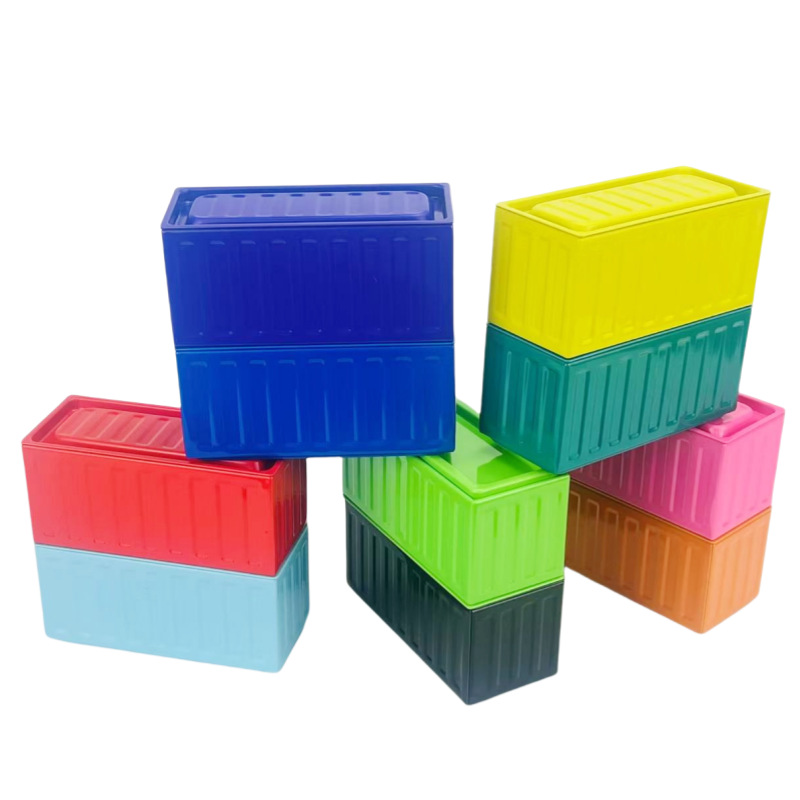 wholesale multi-color container shape tin box for gift food