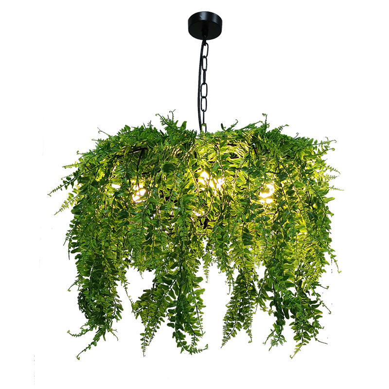 Lámpara Colgante Industrial para Plantas de Hierro Decorativa para Restaurante Bar y Cafetería