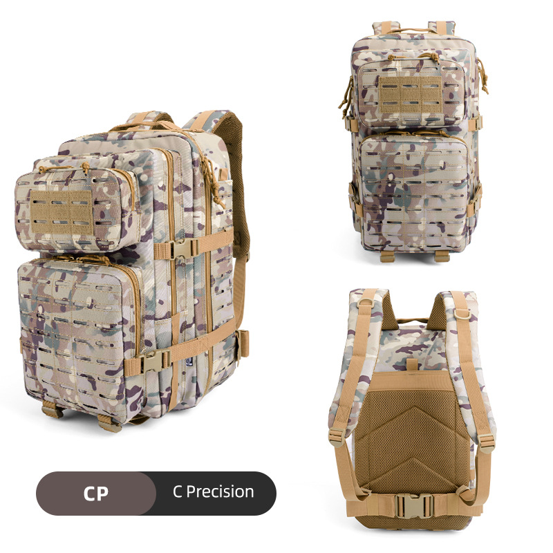 Nueva mochila láser de gran capacidad de viaje ligero al aire libre acampando mochila táctica de senderismo mochila deportiva